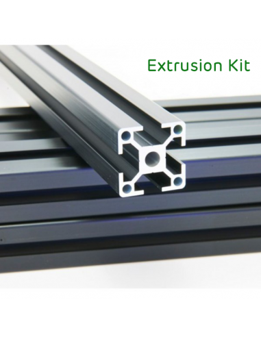 10mm Rod Version Of Black Misumi Aluminium Extrusion Kit