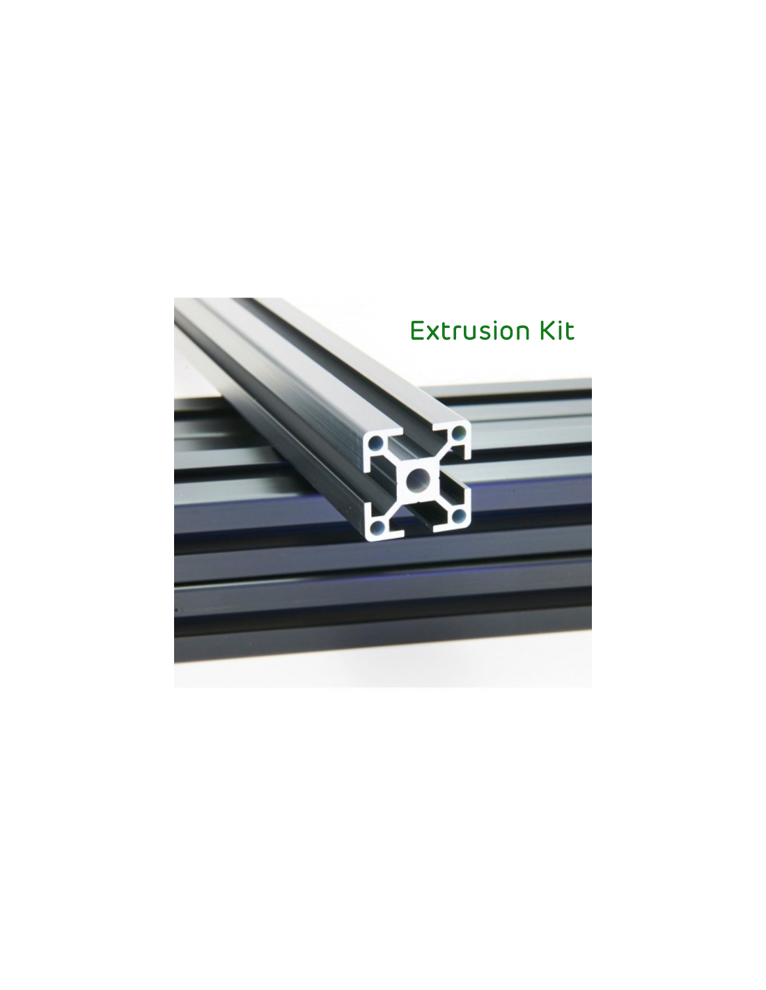 Strippen Sluipmoordenaar cijfer 10mm Rod Version Of Black Misumi Aluminium Extrusion Kit